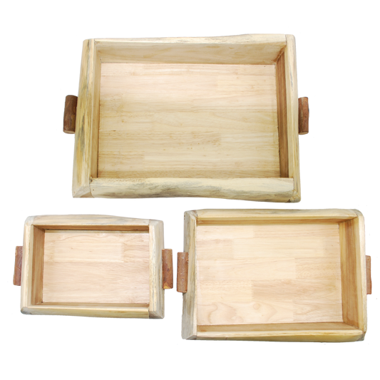 Bamboo Sorting Trays set of 3