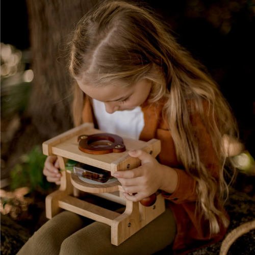 Wooden Microscope