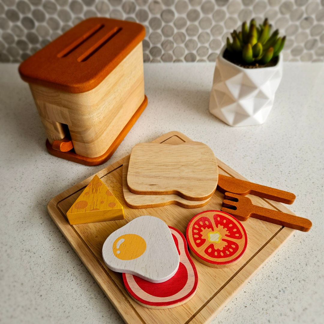 Wooden Breakfast Set