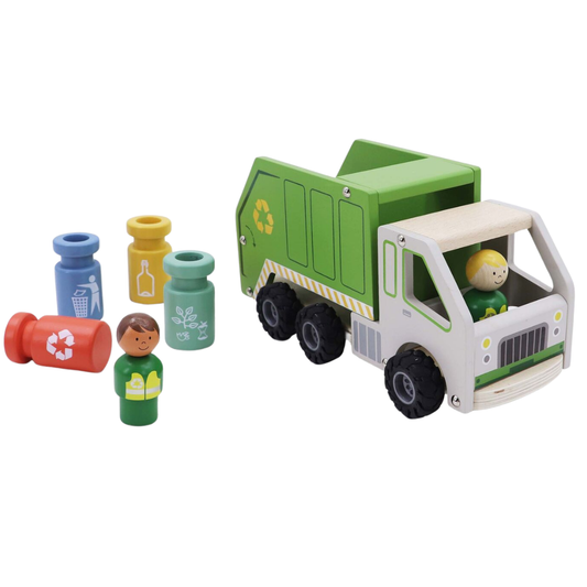 Wooden Recycling Garbage Truck