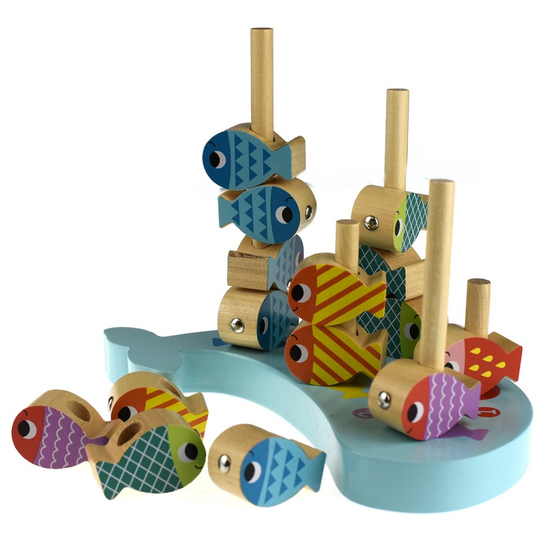 Multifunction Fishing & Stacking Game