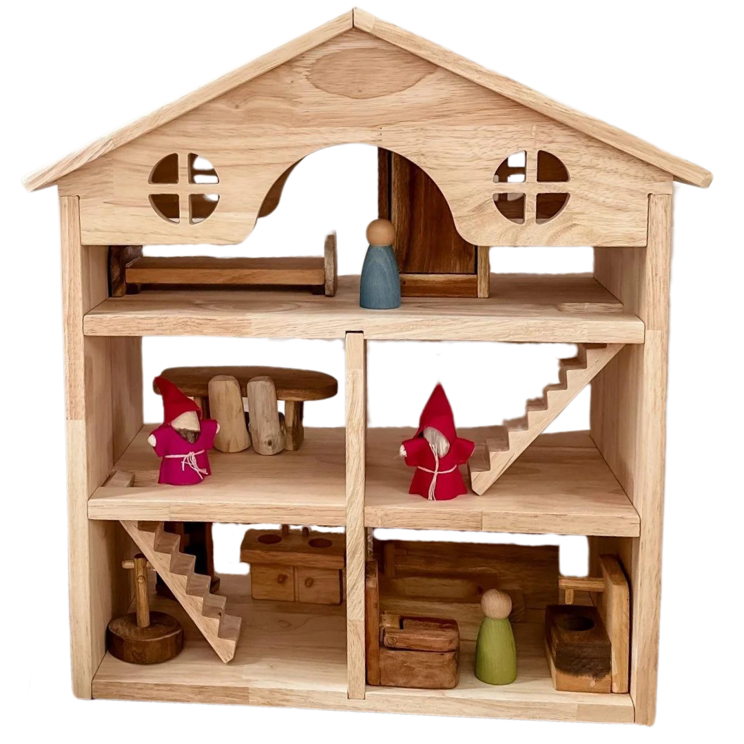 Classic Wooden Dollhouse