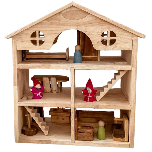 Classic Wooden Dollhouse