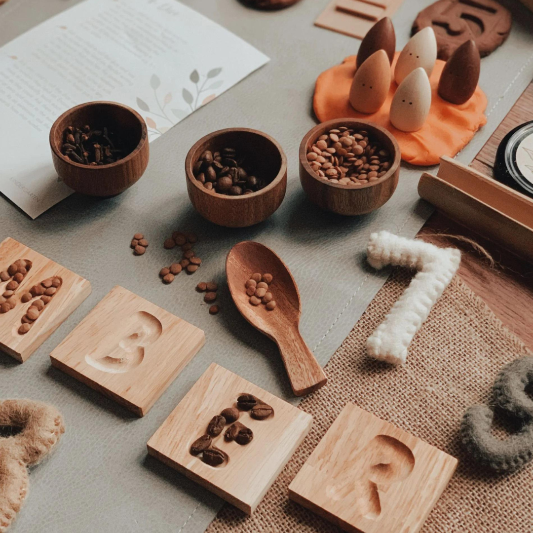 Mini Wooden Bowls set of 6