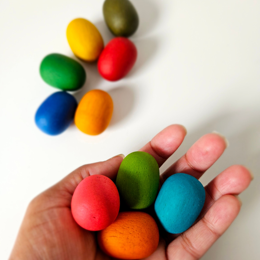 Rainbow Pebbles Set of 10