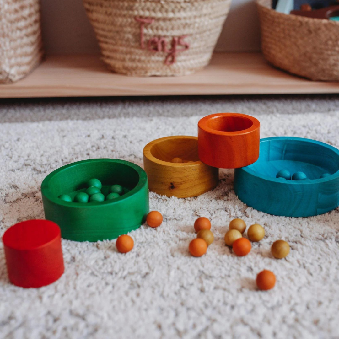 Coloured Nesting and Stacking bowls