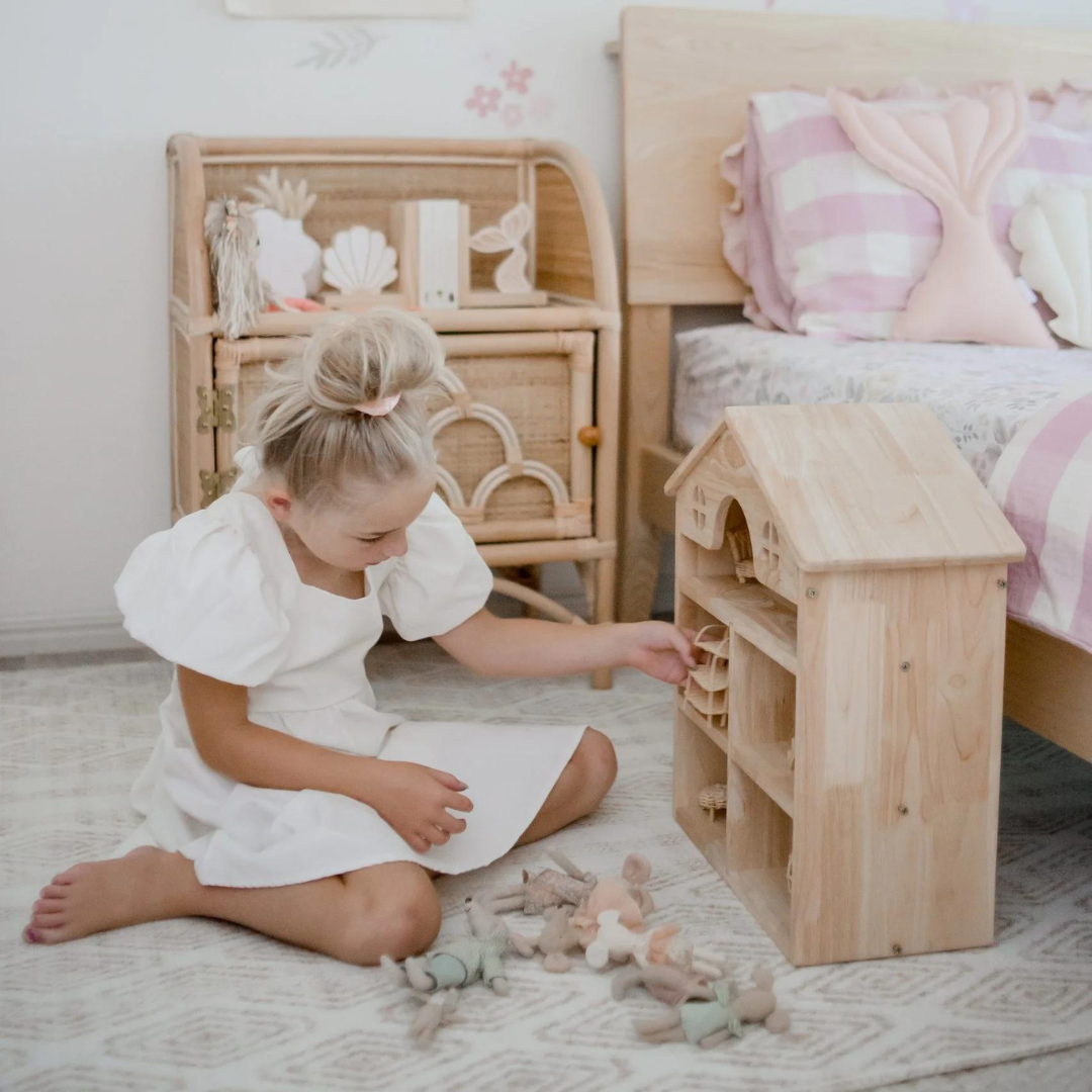 Classic Wooden Dollhouse