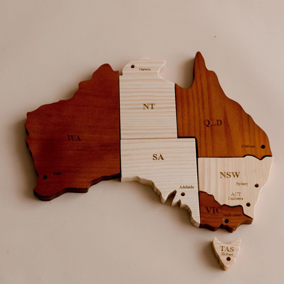 Australian Map Puzzle Play Set