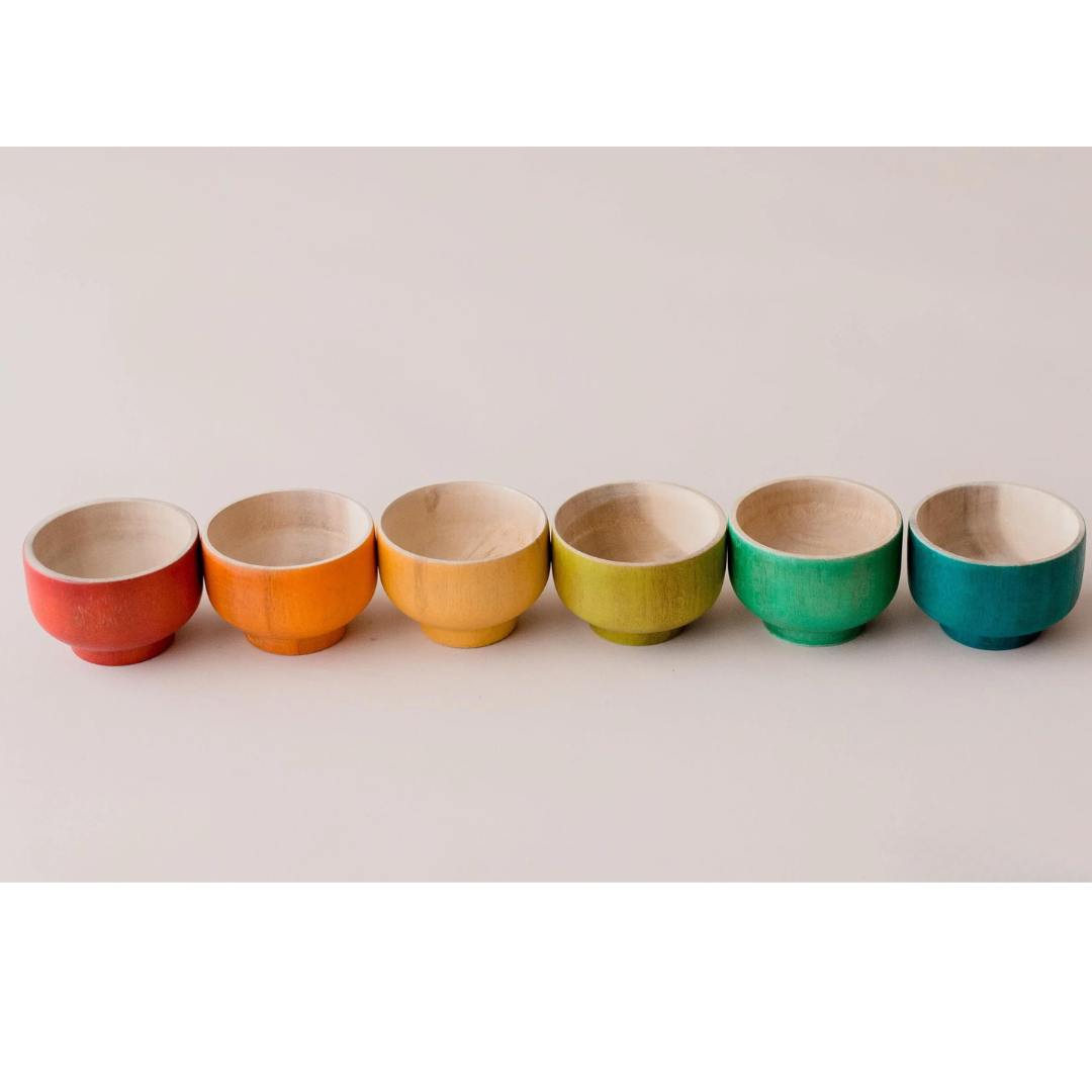 Rainbow Sorting Bowls