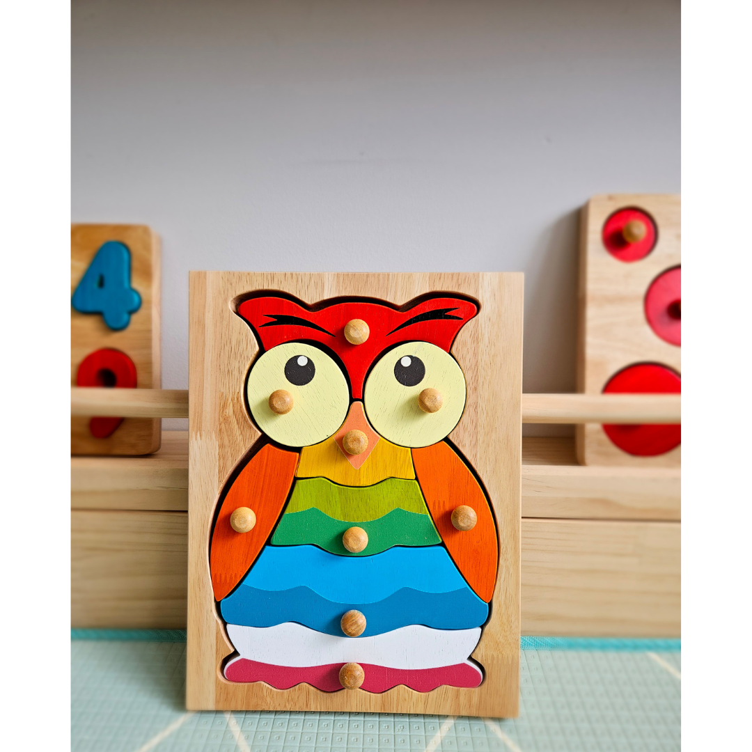 Hooty owl knob puzzle