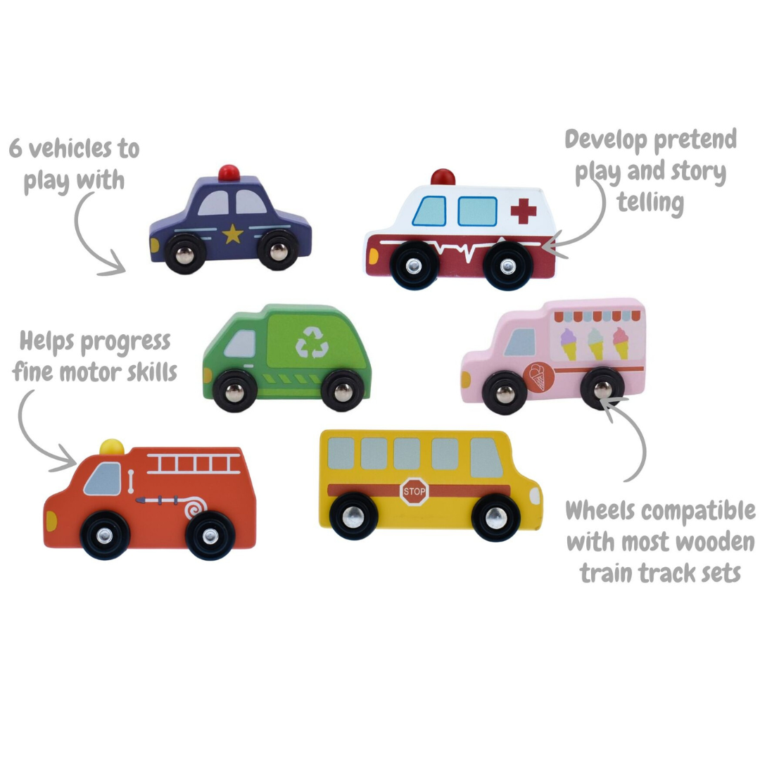 Wooden Transportation Set