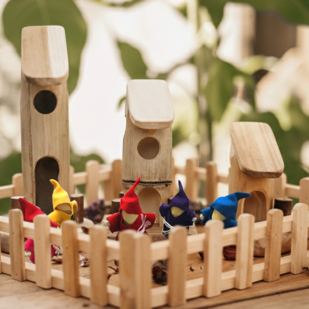 Bamboo Fairy House Play Set