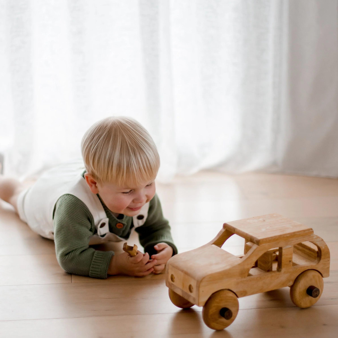 Natural Wooden Car