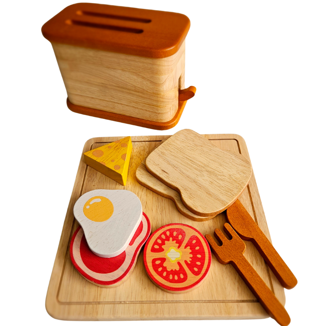 Wooden Breakfast Set