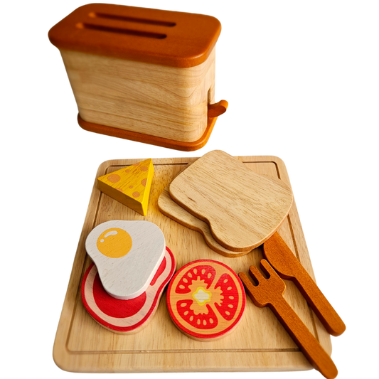 Wooden Breakfast Set