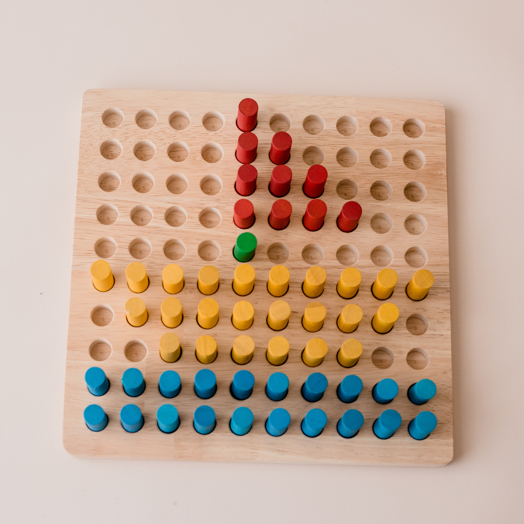 Wooden Peg Board