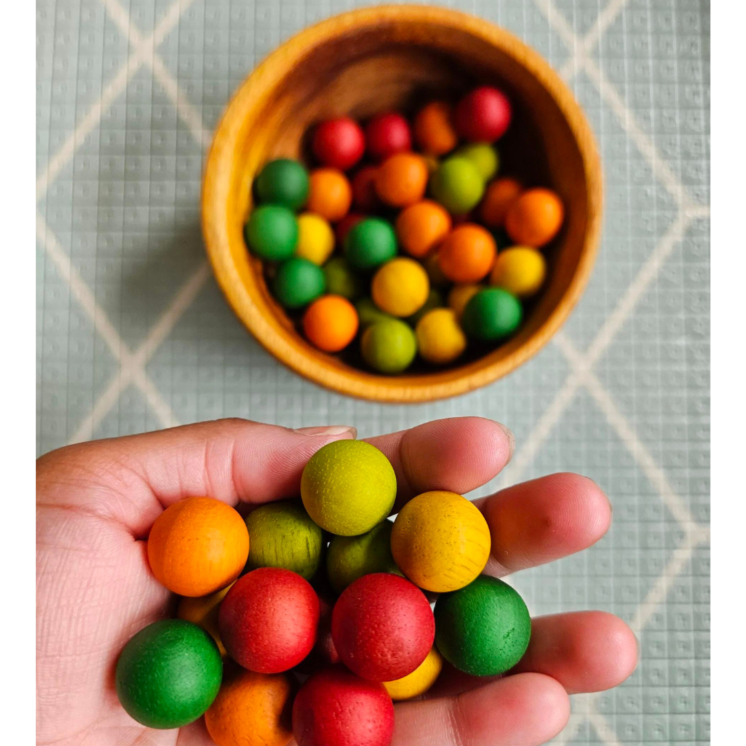 Wooden Balls Set of 50