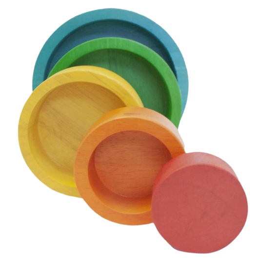 Coloured Nesting and Stacking bowls