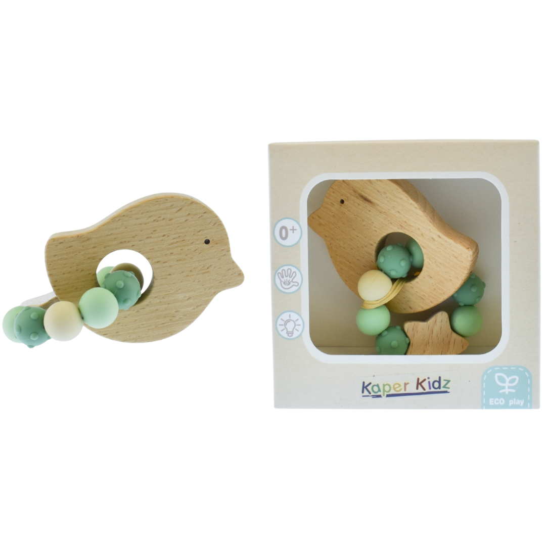 Silicone Bead Bird Teether