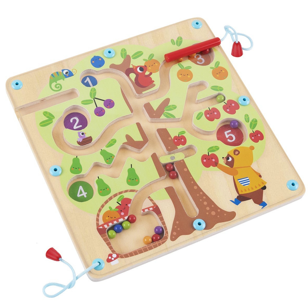 Magnetic Counting Fruit Ball Maze Tree