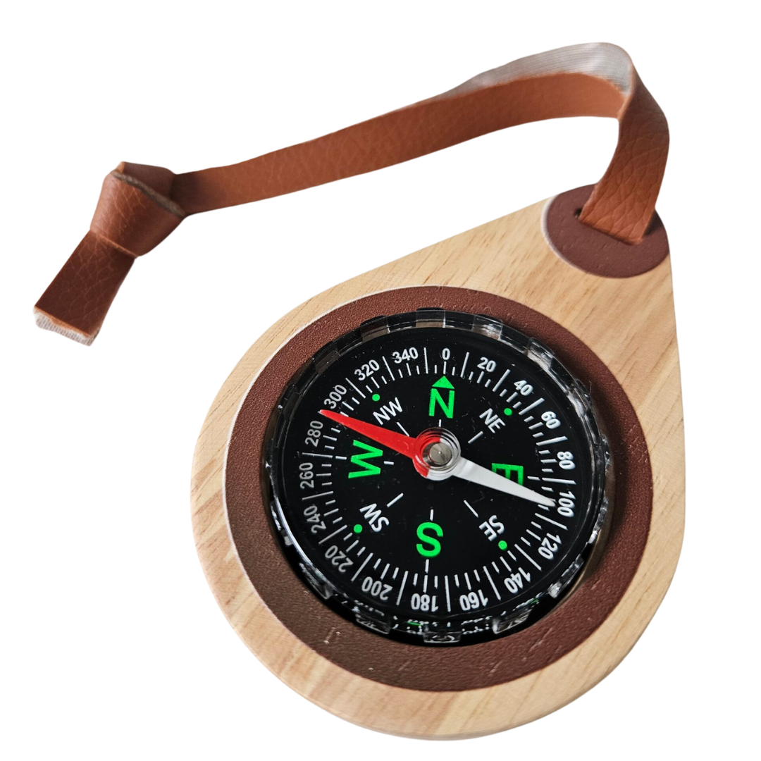 Wooden compass