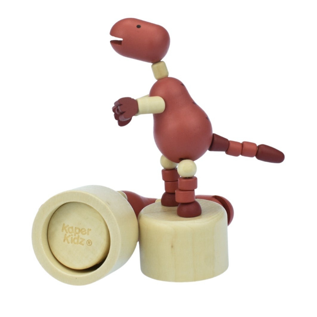 Wooden Dancing Dinosaur Set of 5