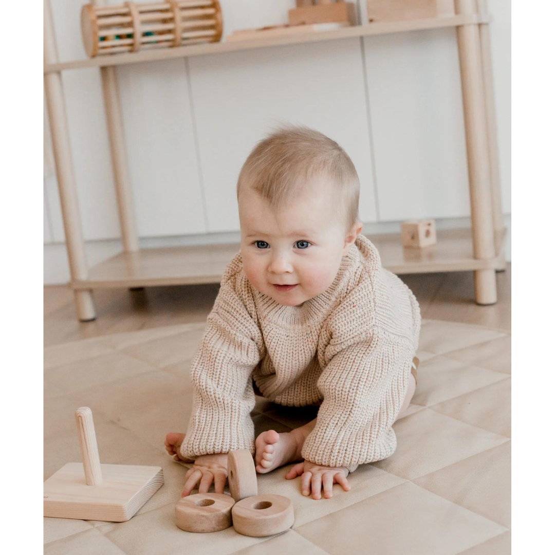 Montessori Vertical ring stacker