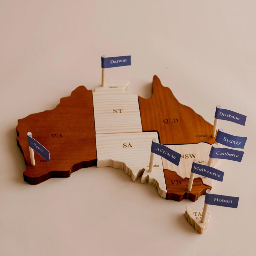 Australian Map Puzzle Play Set