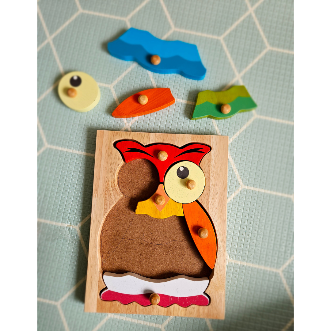 Hooty owl knob puzzle