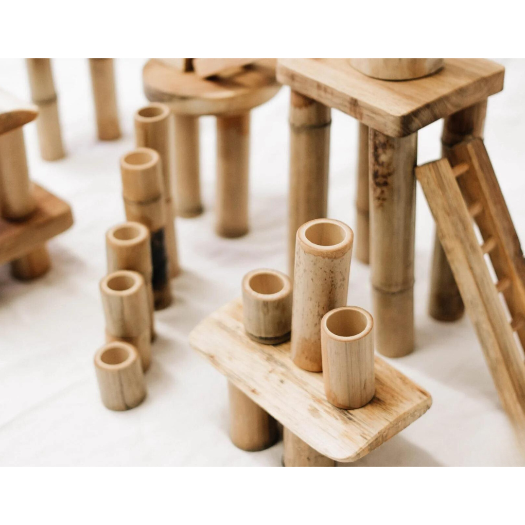 Bamboo Building Block Set of 50