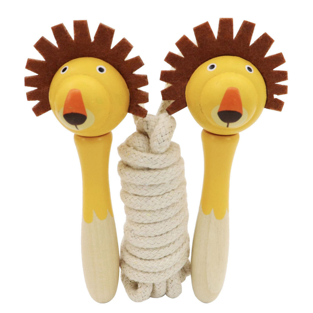 Wooden Skipping Rope - Jungle Animal Set of 4