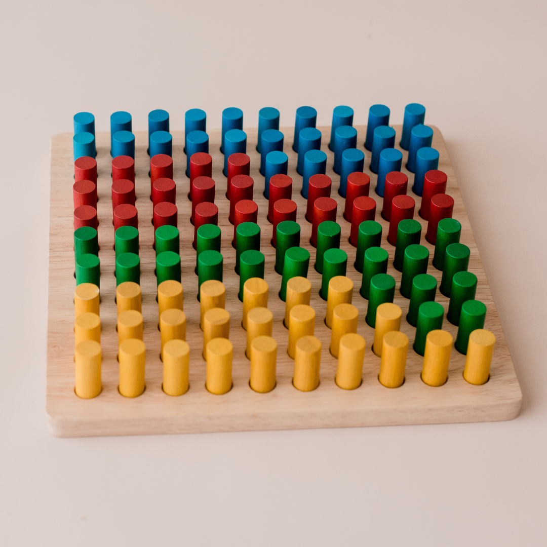 Wooden Peg Board