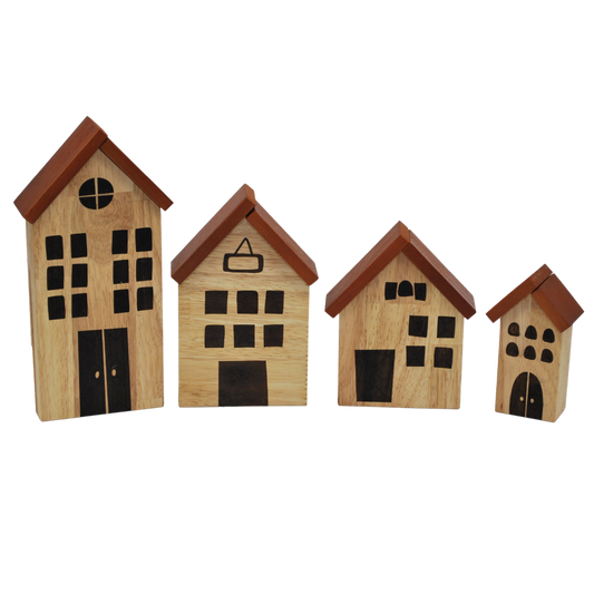 Natural Playhouse set of 4