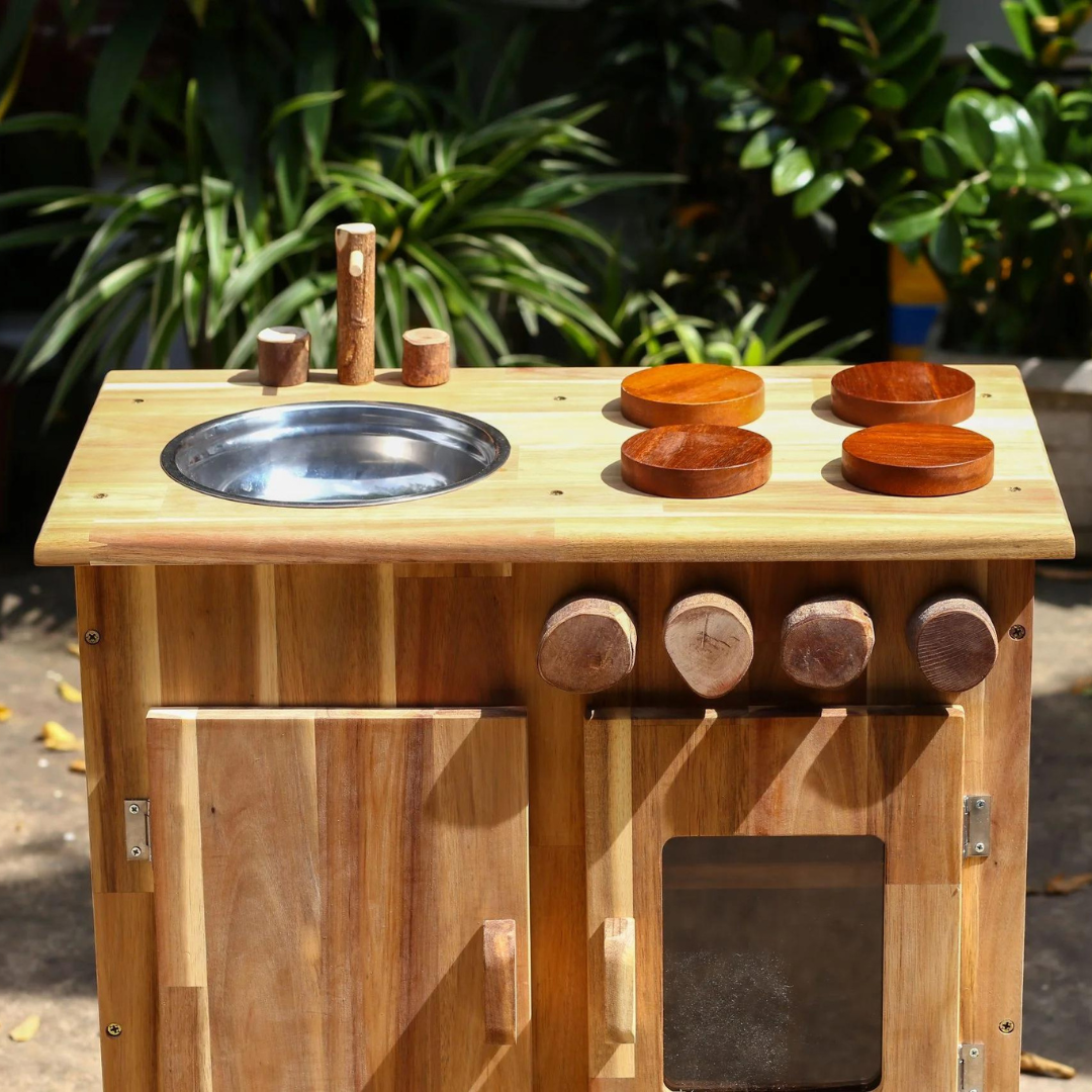 Combo Wooden Stove and Sink