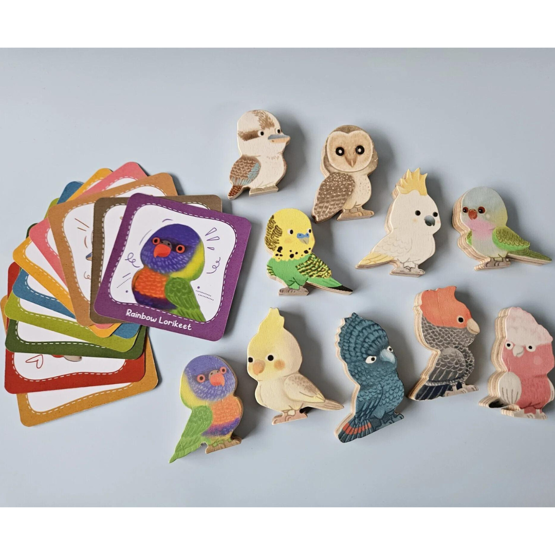 Australian Birds Set of 10