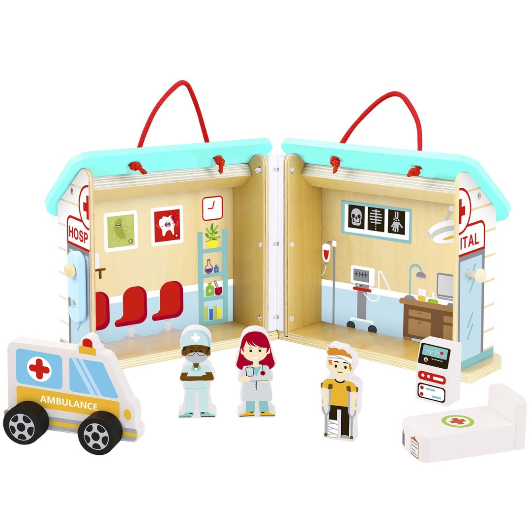 Hospital Playset With Carry Box