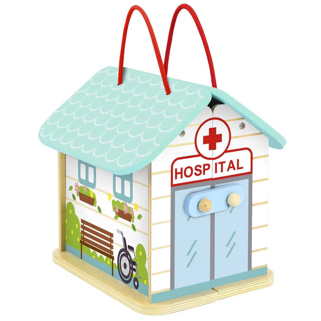 Hospital Playset With Carry Box