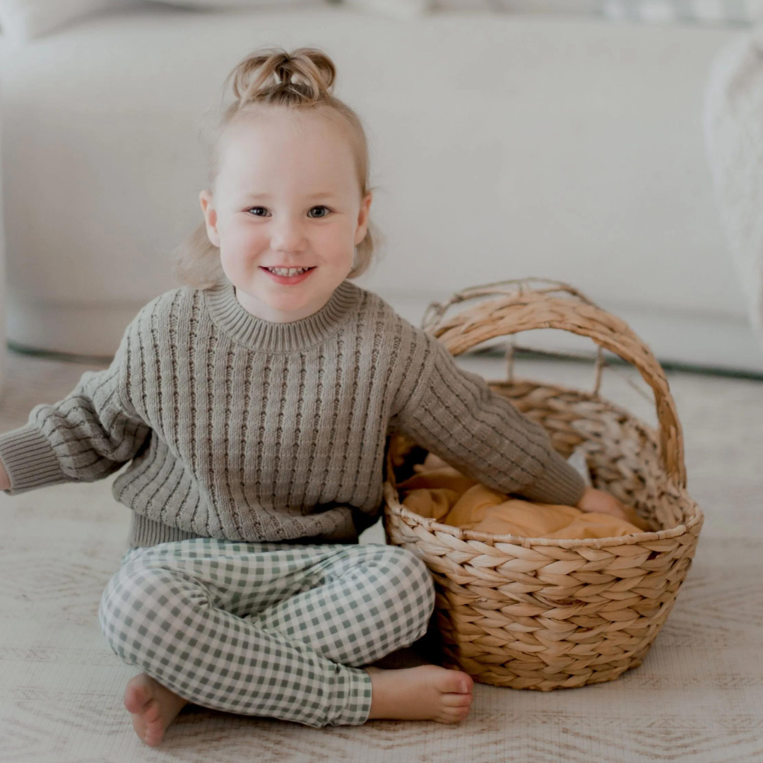 Water Hyacinth  Doll Basket