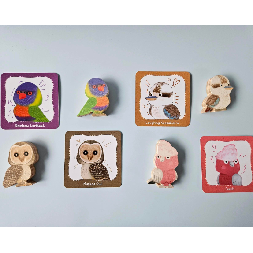 Australian Birds Set of 10