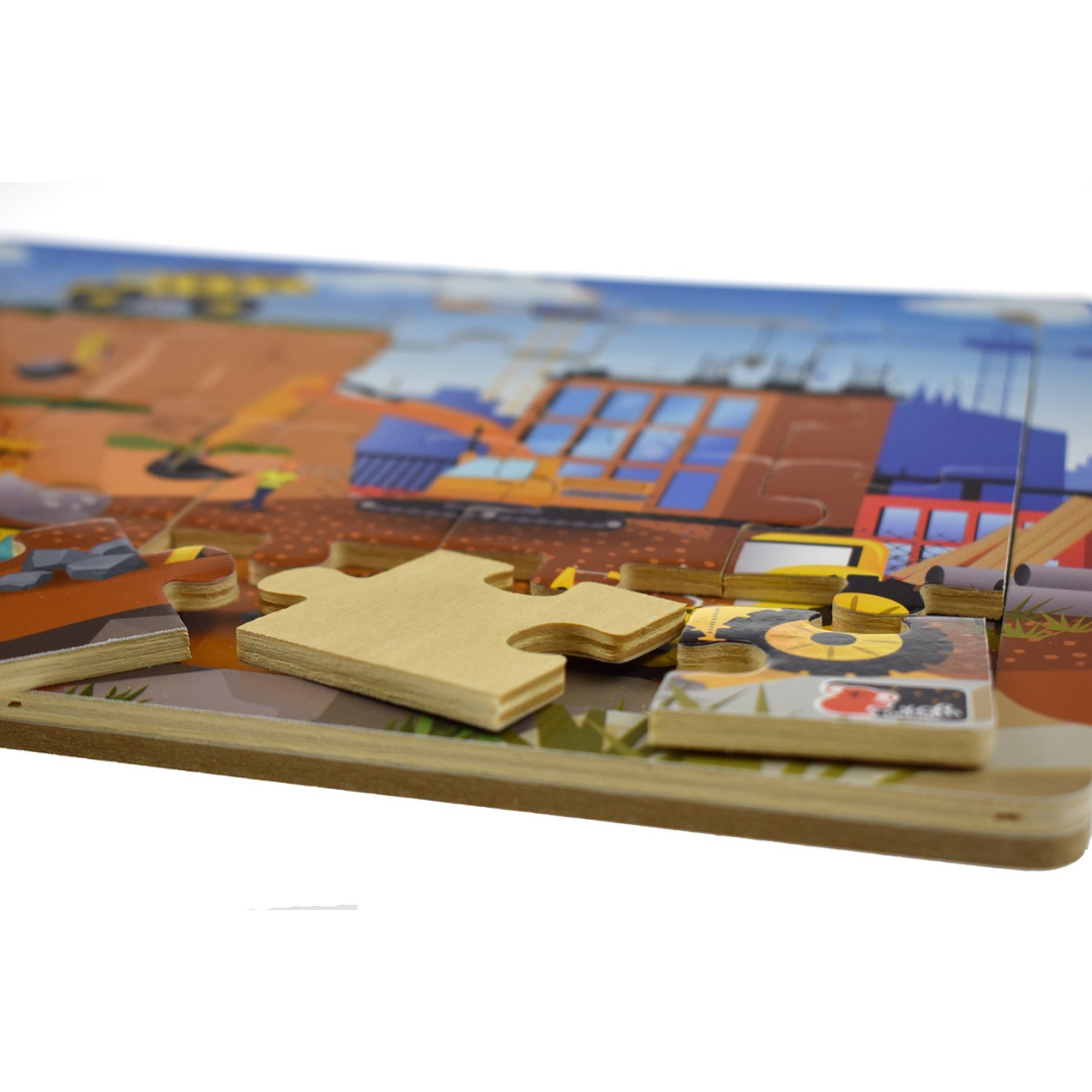 Construction Site Jigsaw Puzzle 24pcs