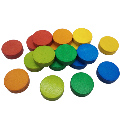 Rainbow Counting coins 18pcs