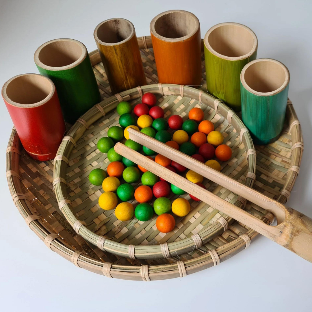 Circle Bamboo Trays