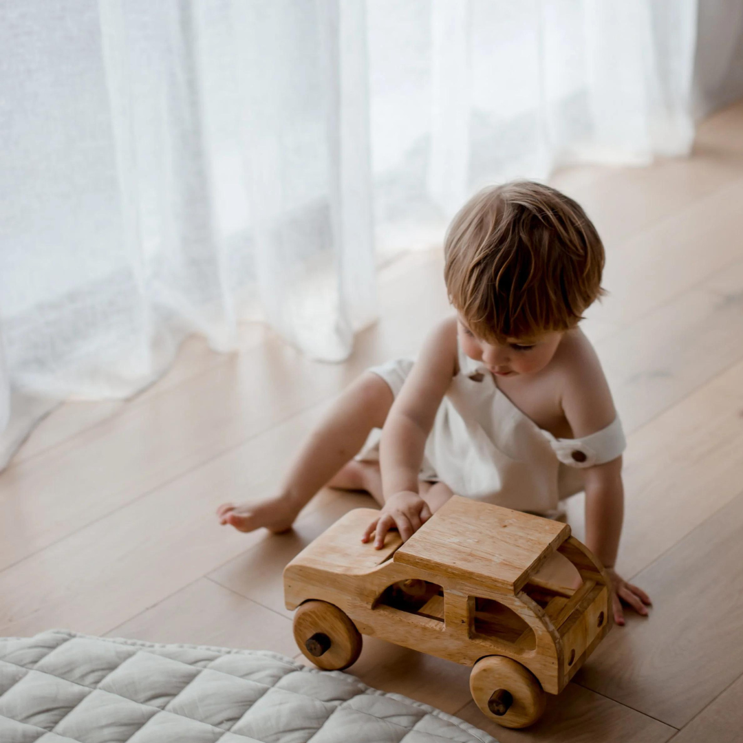 Natural Wooden Car