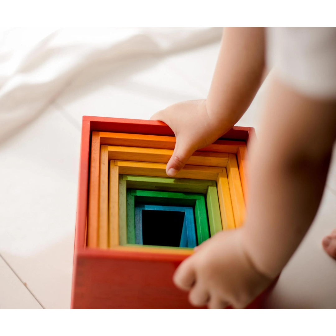 Rainbow Nesting Boxes