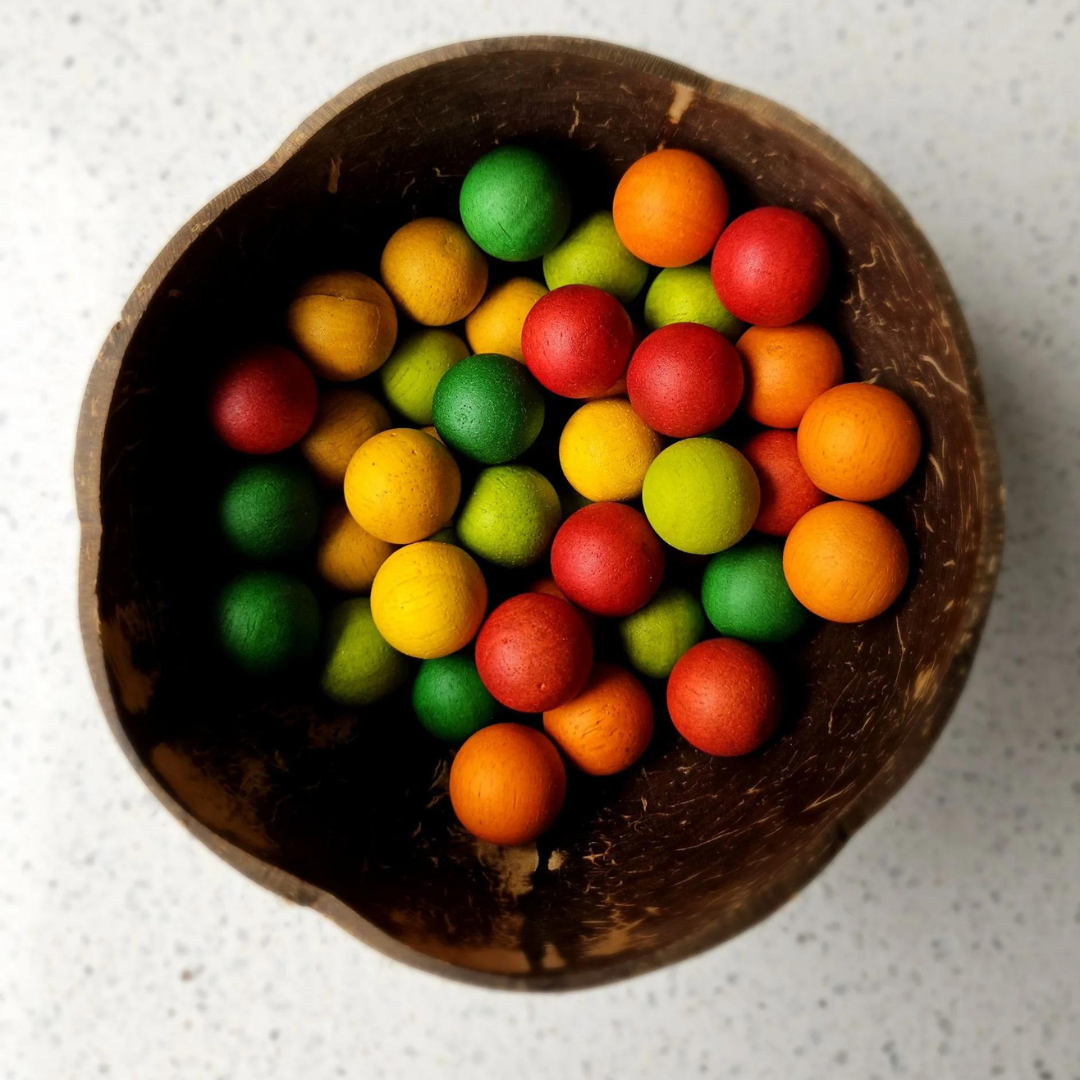 Wooden Balls Set of 50