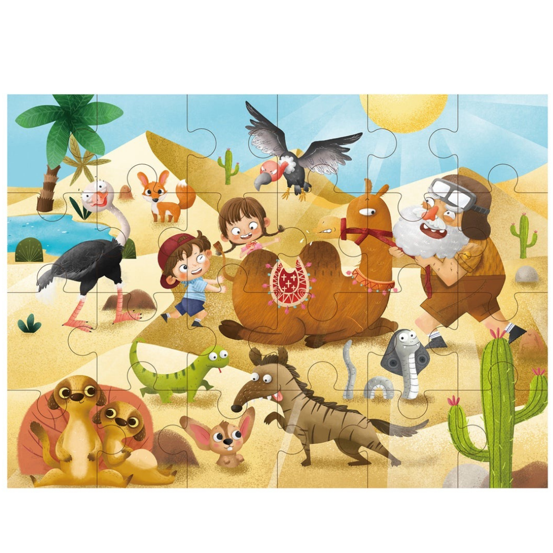 Desert Exploration Jigsaw Puzzle 24pcs