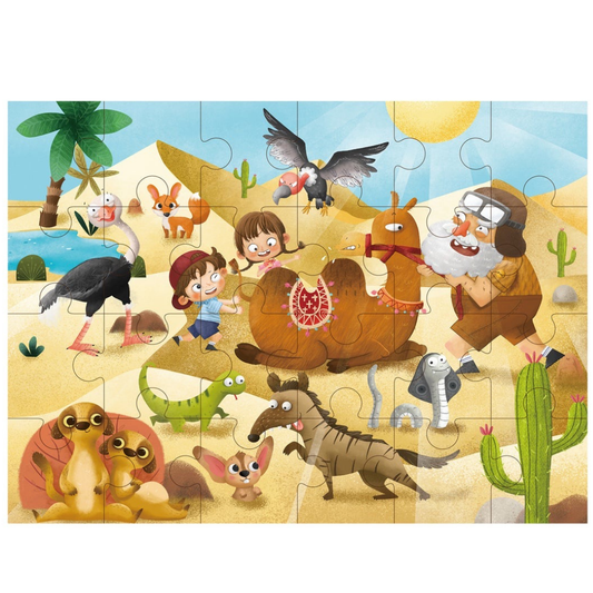 Desert Exploration Jigsaw Puzzle 24pcs