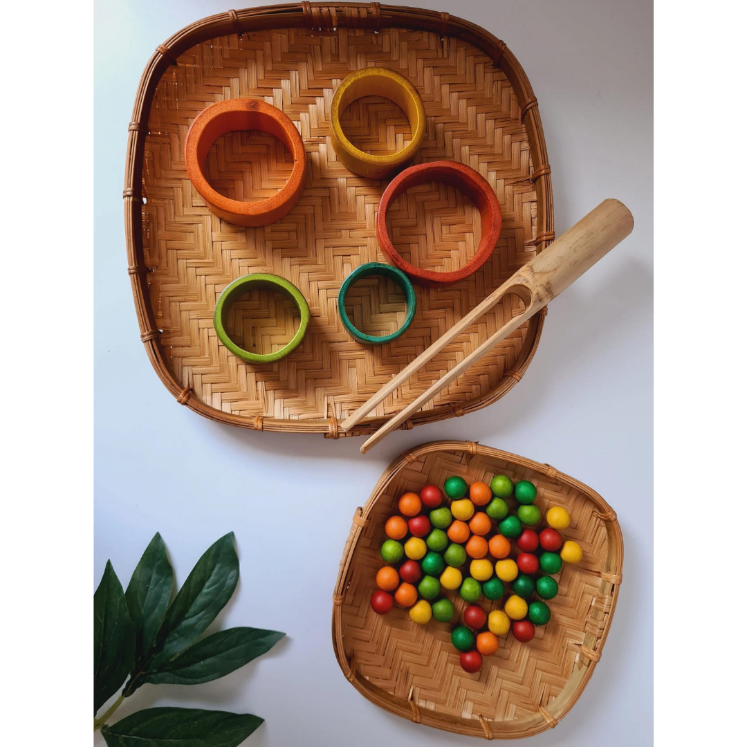 Square Bamboo Trays