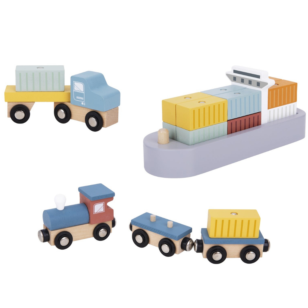 Port Crane Cargo Set