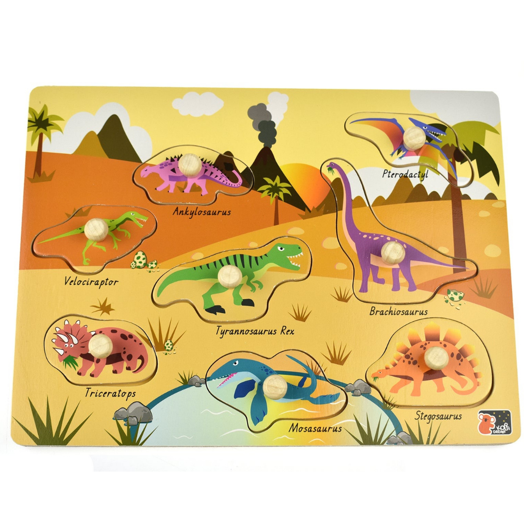 Dinosaur Peg Puzzle